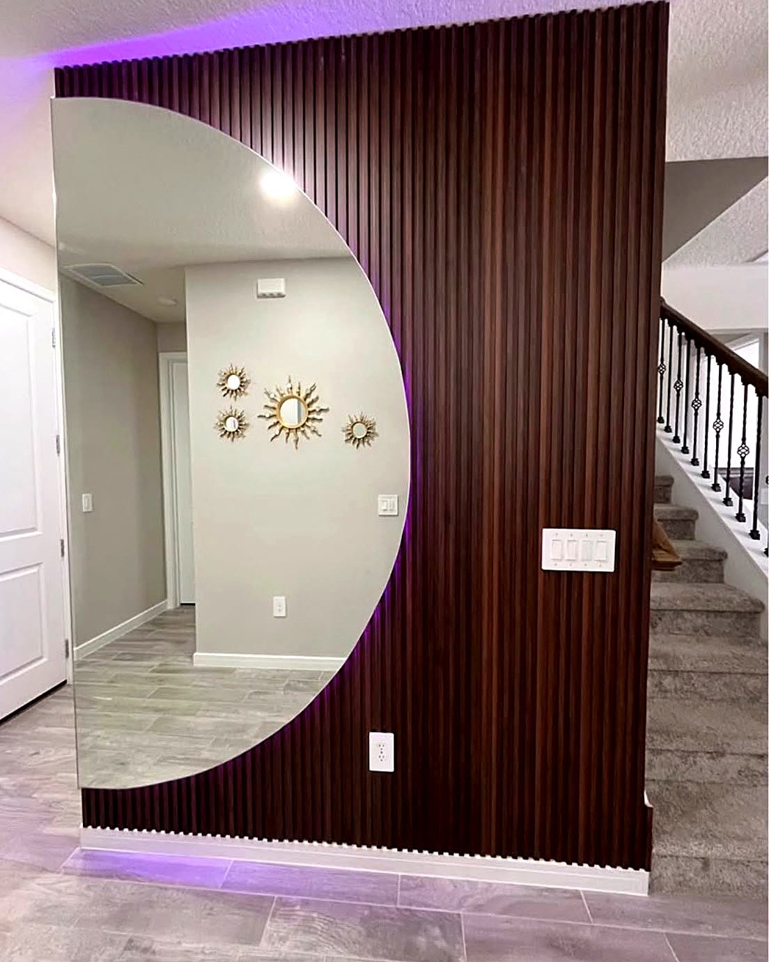 Accent mirror installation, Windermere