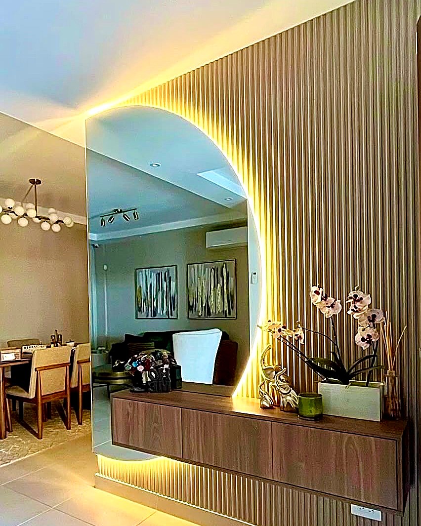 Custom mirror wall remodel, Baldwin Park
