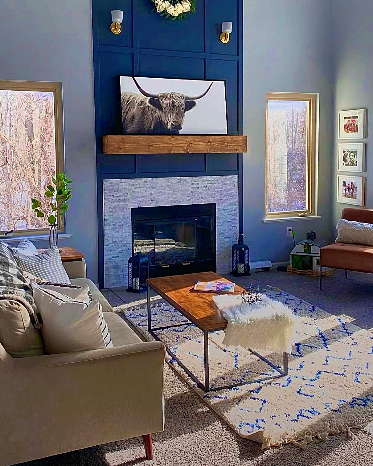 Statement accent wall painting, Kissimmee