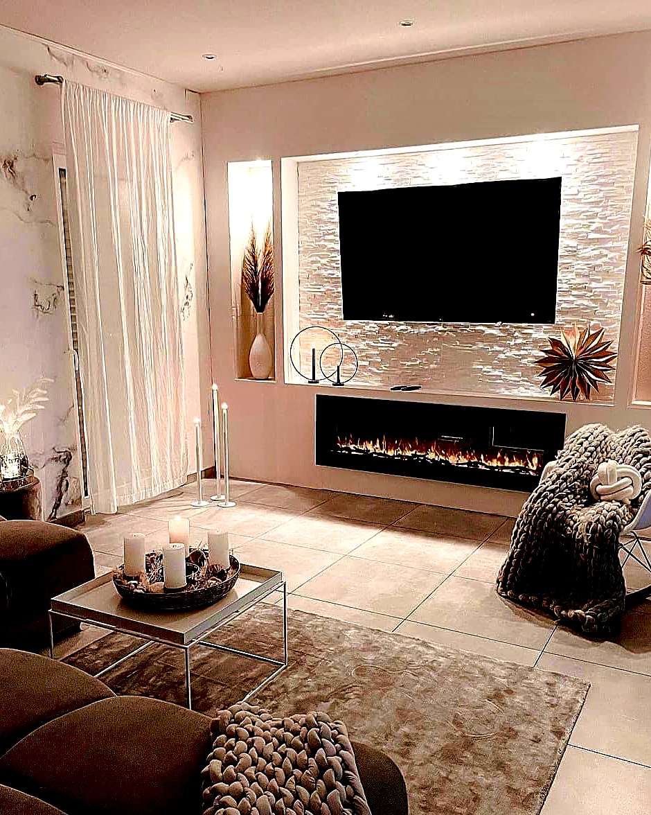 Fireplace wall remodel, Lake Mary